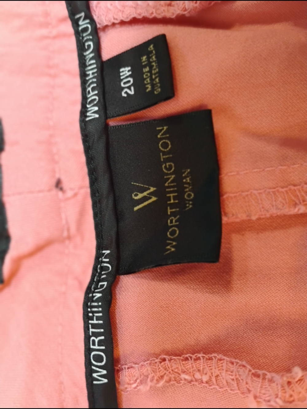 Worthington Coral Pink Women's Pants - Picture 3 of 3